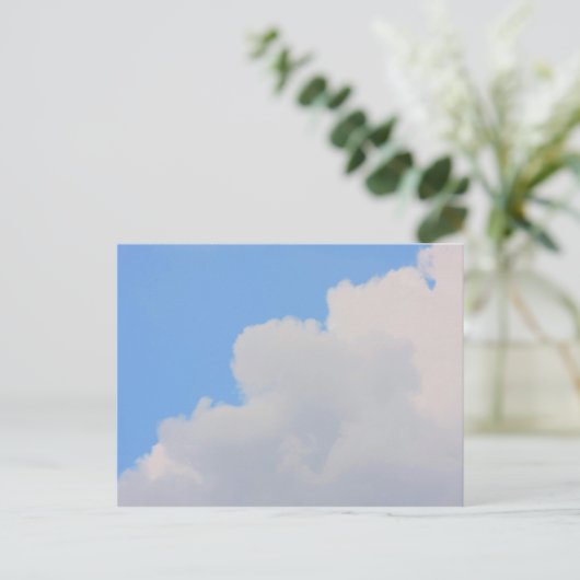 青空の背景。 ポストカード (スタンド正面)