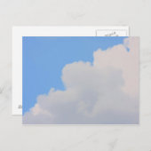 青空の背景。 ポストカード (正面/裏面)