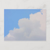 青空の背景。 ポストカード (正面)