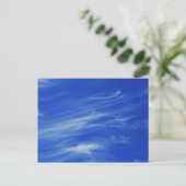 青空の背景。 ポストカード (スタンド正面)