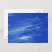 青空の背景。 ポストカード (正面/裏面)