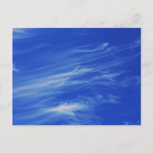 青空の背景。 ポストカード (正面)
