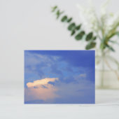 青空の背景。 ポストカード (スタンド正面)