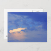 青空の背景。 ポストカード (正面/裏面)