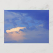 青空の背景。 ポストカード (正面)