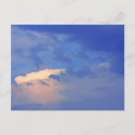 青空の背景。 ポストカード