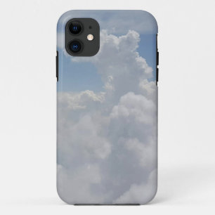 青空の自然の白いふくらんでいる雲の形成 iPhone 11 ケース