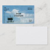 青空の航空機制御タワー 名刺 (正面/裏面)