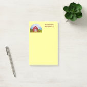 青空の赤い納屋に名前を追加 ポストイット (オフィス)