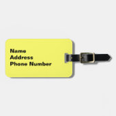 青空の赤い納屋に名前を追加 ラゲッジタグ (正面横)