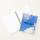 青空の雲ぬりえノート ノートブック (内部)