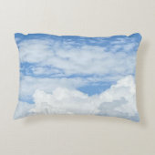 青空の雲の写真アクセント枕 アクセントクッション (裏面)