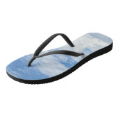 青空の雲の写真アダルトビーチサンダル ビーチサンダル (アングル)