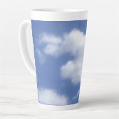 青空の雲 カフェラテマグ (左アングル)