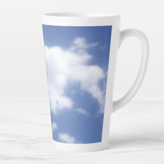 青空の雲 カフェラテマグ (右)