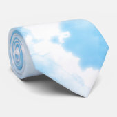 青空の雲 ネクタイ (ロール)