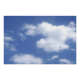 青空の雲 ポスター