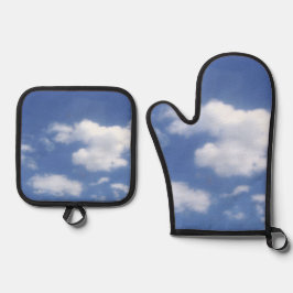 青空の雲 鍋つかみ&鍋敷きセット