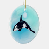 青空の鯨丼 セラミックオーナメント (右)