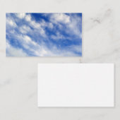 青空ふわふわ雲 名刺 (正面/裏面)