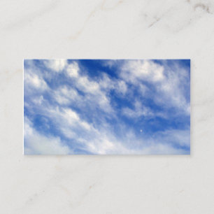 青空ふわふわ雲 名刺