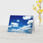 青空カード カード (黄色い花)