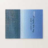 青空ホワイトクラウド写真 ジグソーパズル (横)