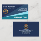青空三角形空港タクシードライバー 名刺 (正面/裏面)