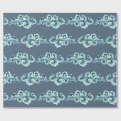 青空中国の雲 ラッピングペーパー (フラット)