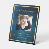 青空写真追悼式 台座サイン (正面)