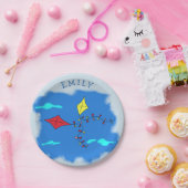 青空名の凧 ペーパープレート (パーティー)