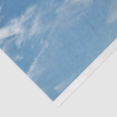 青空散在する白い雲ブルーパターン 薄葉紙 (詳細)