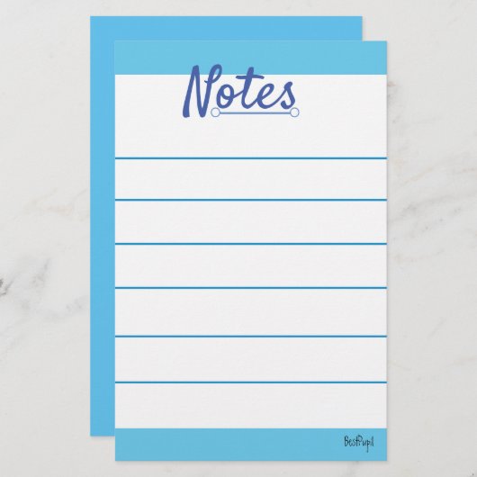 青空文房具 便箋 (正面/裏面)