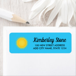 青空澄んの太陽 ラベル