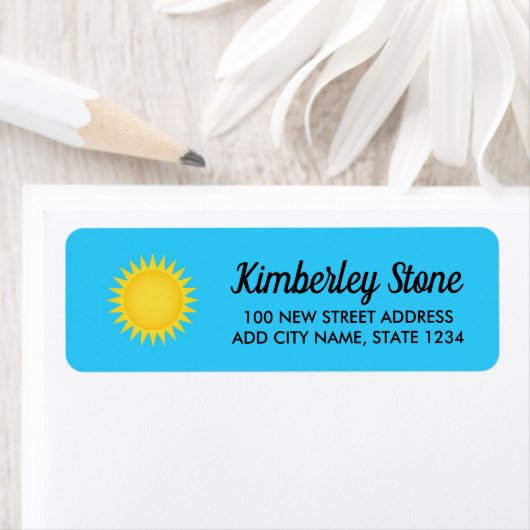 青空澄んの太陽 ラベル (インサイチュ)