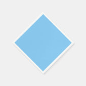 青空無地の色 スタンダードカクテルナプキン (角)