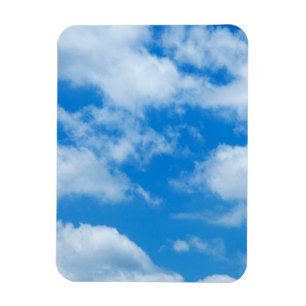 青空白雲天空 マグネット