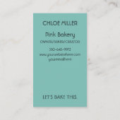 青空蝶名刺 名刺 (裏面)