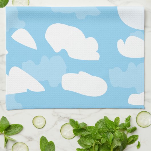 青空雲 キッチンタオル (折り畳み)