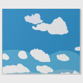 青空雲 ラッピングペーパー (フラット)