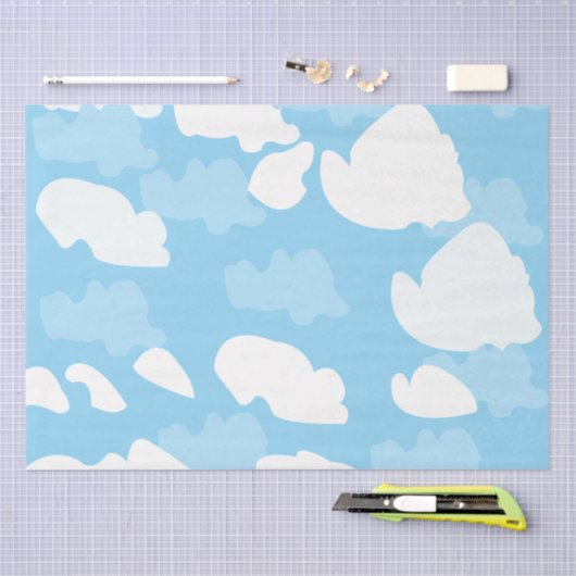 青空雲 薄葉紙 (クラフト)