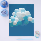 青空飛んでいるの気球 チラシ (シングル)