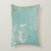 青空飛んでいるを抜ける白鳥 アクセントクッション (正面(垂直))