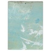 青空飛んでいるを抜ける白鳥 クリップボード (裏面)