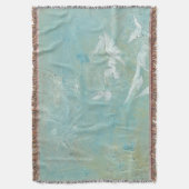 青空飛んでいるを抜ける白鳥 スローブランケット (正面縦)