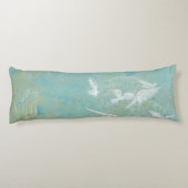 青空飛んでいるを抜ける白鳥 ボディピロー (裏面)