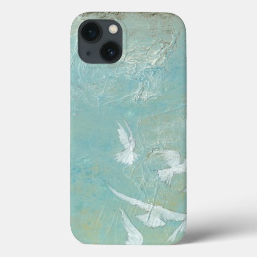青空飛んでいるを抜ける白鳥 Case-Mate iPhoneケース (裏面)