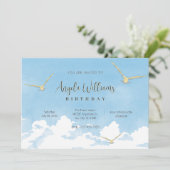 青空飛んでいる鳥 招待状 (スタンド正面)