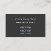 "青空"の回転は名刺を分類します 名刺 (裏面)