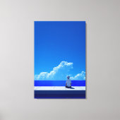 青空 キャンバスプリント (正面)